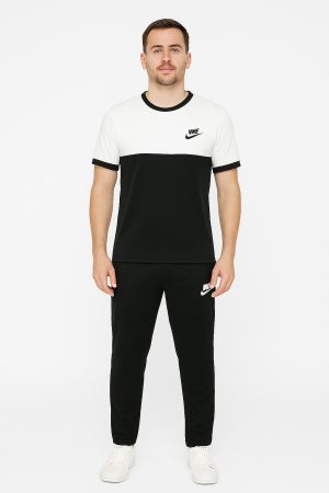 Drifit Summer Tracksuit - Black & white Combo #206
